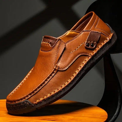 ⏳Time-Limited Special⏰Classic Men’s Slip-On Leather Shoes – Premium Calfskin, All-Day Comfort & Effortless Style