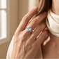 ⏳Time-Limited Special⏰Modern Oval Band – Zirconia accents & sleek finish 💍