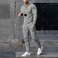 ⏳Time-Limited Special⏰Men's Solid Color Hoodie Tracksuit 2-Piece Set