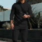⏳Time-Limited Special⏰Men's Solid Color Hoodie Tracksuit 2-Piece Set
