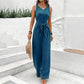 ⏳Time-Limited Special⏰Women's Solid Waist Tie Jumpsuit