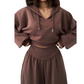 ⏳Time-Limited Special⏰Women's Crop Hoodie & Wide-Leg Pants Set