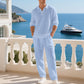⏳Time-Limited Special⏰Men's Linen Blend 2-Piece Casual Set