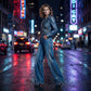 ⏳Time-Limited Special⏰Women's Rhinestone-Embellished Wide-Leg Jeans