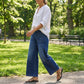 ⏳Time-Limited Special⏰Women's Casual High-Rise Wide-Leg Jeans – Tummy Control, Elongated Silhouette & All-Day Comfort 💙