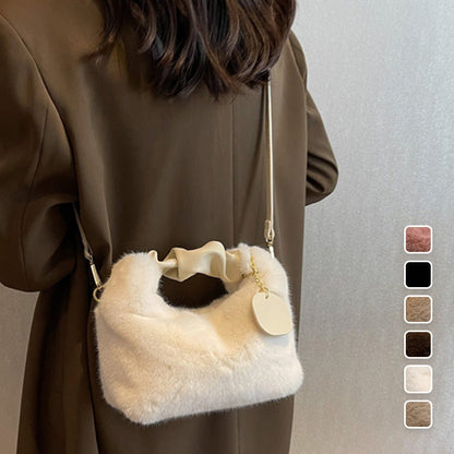 ⏳Time-Limited Special⏰Best Gift For Her – 2026 Multifunctional Faux Fur Bag, Skin-Friendly & Convertible (Shoulder/Crossbody) 👜