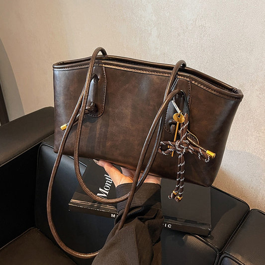 ⏳Time-Limited Special⏰Y2K Vintage Vibe | PU Leather Shoulder Bag | Daily Essential
