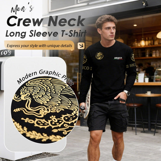 ⏳Time-Limited Special⏰Men's Crew Neck Long Sleeve T-Shirt