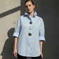 ⏳Time-Limited Special⏰Women's Oversized Button-Down Shirt with Statement Buttons