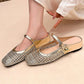 ⏳Time-Limited Special⏰Women's Woven Square-Toe Mary Jane Mules