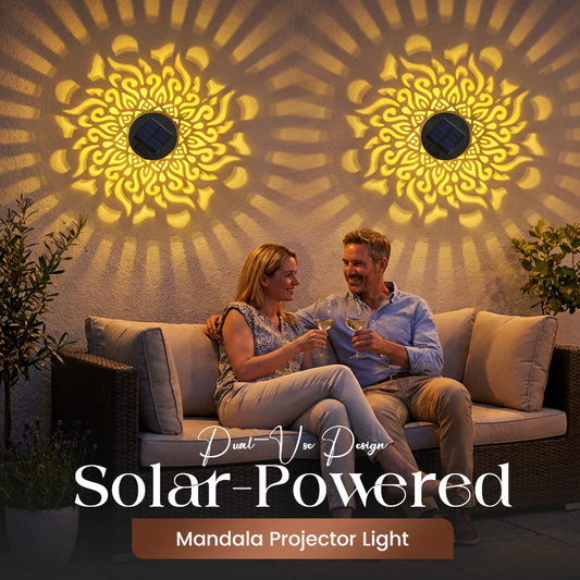 ⏳Time-Limited Special⏰Solar-Powered Mandala Projector Light