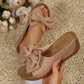 ⏳Time-Limited Special⏰Women's Bowknot Peep-Toe Wedge Sandals
