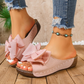 ⏳Time-Limited Special⏰Women's Bowknot Peep-Toe Wedge Sandals