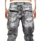 ⏳Time-Limited Special⏰Men's Fashion Creative Stretch Denim Jeans,Minimalist Style Suitable For Summer, Emo Style