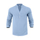 ⏳Time-Limited Special⏰Autumn Casual Henley T-Shirt for Men 