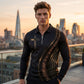 ⏳Time-Limited Special⏰Men's Casual Retro Long Sleeve Zip-Up Polo Shirt