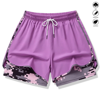 ⏳Time-Limited Special⏰Women's Casual Athletic Shorts with Built-in Liner