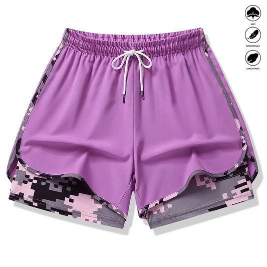 ⏳Time-Limited Special⏰Women's Casual Athletic Shorts with Built-in Liner