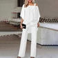 ⏳Time-Limited Special⏰Women’s Irregular Chiffon Tops & Wide-Leg Pants Set