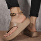 ⏳Time-Limited Special⏰Trendy Toe-Loop Platform Sandals – Lightweight & All-Match for Daily Wear
