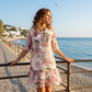 ⏳Time-Limited Special⏰Women's Floral Print Half-Sleeve Tiered Ruffle Dress