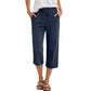 ⏳Time-Limited Special⏰Women's Cotton-Linen Blend Cropped Pants