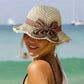 ⏳Time-Limited Special⏰Straw Hat with Retro Bow – Foldable & Breathable for Summer