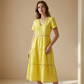 ⏳Time-Limited Special⏰Women's Elegant V-Neck Lace Insert Dress