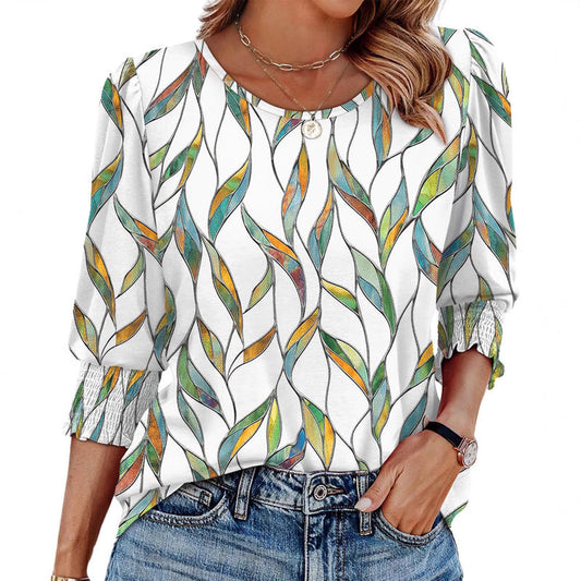 ⏳Time-Limited Special⏰Women’s Casual Three-quarter Sleeve Blouses