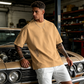 ⏳Time-Limited Special⏰Men's Loose Fit Short Sleeve Shirt – Premium Cotton Blend, Urban Graphic Print & Oversized Casual Style🏙️