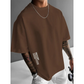 ⏳Time-Limited Special⏰Men's Loose Fit Short Sleeve Shirt – Premium Cotton Blend, Urban Graphic Print & Oversized Casual Style🏙️