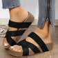 ⏳Time-Limited Special⏰Women's Criss-Cross Woven Strap Wedge Sandals – Comfortable, Stylish & Perfect for Summer Days