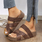 ⏳Time-Limited Special⏰Women's Criss-Cross Woven Strap Wedge Sandals – Comfortable, Stylish & Perfect for Summer Days