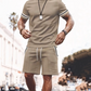 ⏳Time-Limited Special⏰Men's Striped T-Shirt & Shorts 2-Piece Set