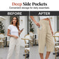 ⏳Time-Limited Special⏰Women’s Lightweight Elastic Waist Crop Pants (S-3XL) – Comfortable, Flowy & Perfect for Casual Summer Outfits ✨🌿