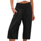 ⏳Time-Limited Special⏰Women’s Lightweight Elastic Waist Crop Pants (S-3XL) – Comfortable, Flowy & Perfect for Casual Summer Outfits ✨🌿