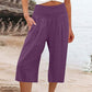 ⏳Time-Limited Special⏰Women’s Lightweight Elastic Waist Crop Pants (S-3XL) – Comfortable, Flowy & Perfect for Casual Summer Outfits ✨🌿
