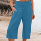 ⏳Time-Limited Special⏰Women’s Lightweight Elastic Waist Crop Pants (S-3XL) – Comfortable, Flowy & Perfect for Casual Summer Outfits ✨🌿