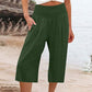 ⏳Time-Limited Special⏰Women’s Lightweight Elastic Waist Crop Pants (S-3XL) – Comfortable, Flowy & Perfect for Casual Summer Outfits ✨🌿