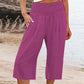 ⏳Time-Limited Special⏰Women’s Lightweight Elastic Waist Crop Pants (S-3XL) – Comfortable, Flowy & Perfect for Casual Summer Outfits ✨🌿