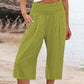 ⏳Time-Limited Special⏰Women’s Lightweight Elastic Waist Crop Pants (S-3XL) – Comfortable, Flowy & Perfect for Casual Summer Outfits ✨🌿