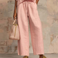 ⏳Time-Limited Special⏰Women's Solid Color 2-Piece Tracksuit – Puff Sleeve, Wide Leg, Zipper Detail ✨