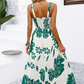 ⏳Time-Limited Special⏰Floral Spaghetti Strap Dress – Smocked Back, A-Line & Lightweight