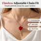 ⏳Time-Limited Special⏰Elegant Red Rose Pendant Necklace – Delicate Design, Hypoallergenic & Perfect for Everyday Elegance or Gifting ✨