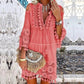 ⏳Time-Limited Special⏰Women's Loose Cotton Linen Embroidered Dress🌸👗