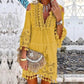 ⏳Time-Limited Special⏰Women's Loose Cotton Linen Embroidered Dress🌸👗