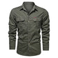 ⏳Time-Limited Special⏰Men’s Long Sleeve Cotton Workwear Shirt – Durable, Comfortable & Perfect for Everyday Work ✨💪