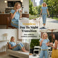 ⏳Time-Limited Special⏰Women's Casual 2-Piece Set – Top & Shorts/Pants, Contrast Trim, Soft Fabric