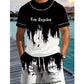 ⏳Time-Limited Special⏰Men's Graphic Print T-Shirt & Shorts Set