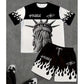 ⏳Time-Limited Special⏰Men's Graphic Print T-Shirt & Shorts Set